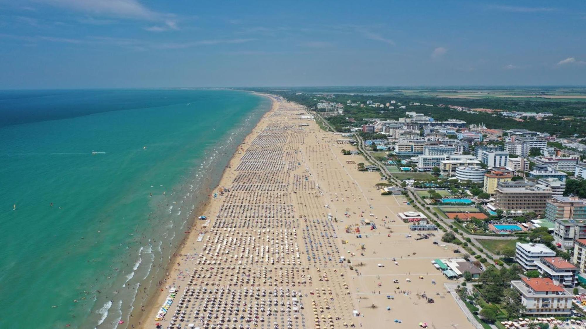 With Balcony In A With Pool Apartment Bibione